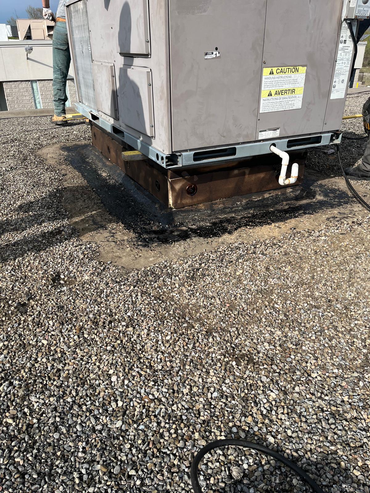HVAC Curb Repair Step 1