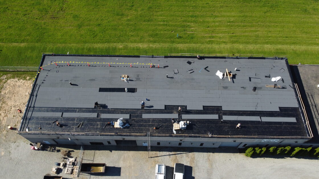 Flat Roof Replacement in Welland, Ontario by Videl Roofing