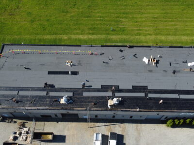 Flat Roof Replacement in Welland, Ontario by Videl Roofing