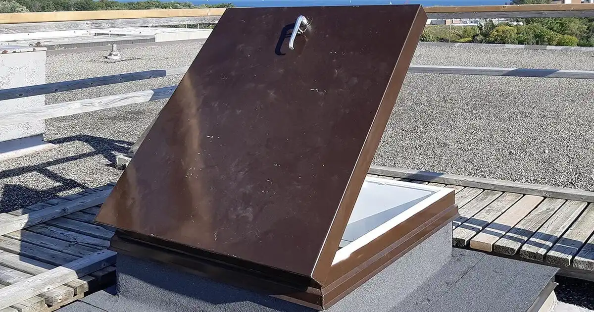 Replacing Roof Access Hatch in Oakville, Ontario