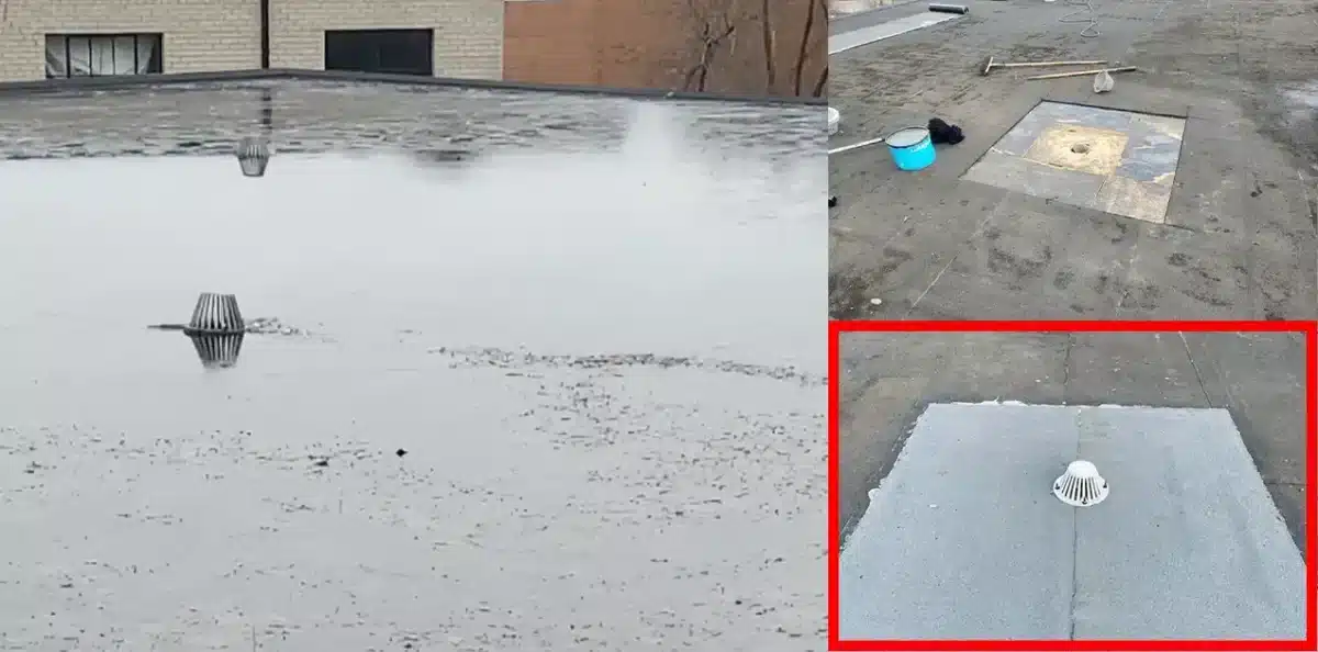 Drain Replacement Service Before and After