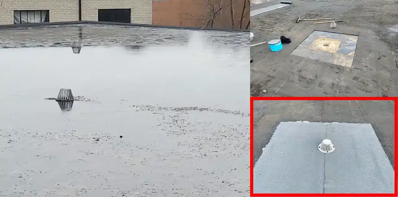 Drain Replacement Service Before and After