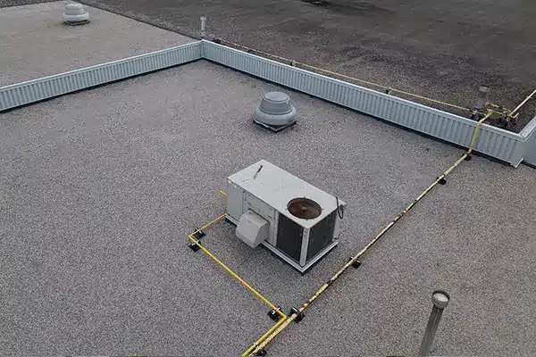 high res drone roof imagery