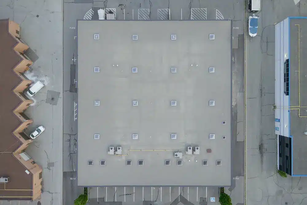 skylight drone roof inspection